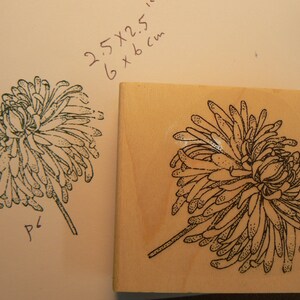Chrysanthemen Stempel WM P6
