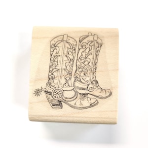 P57 Cowboystiefel Stempel