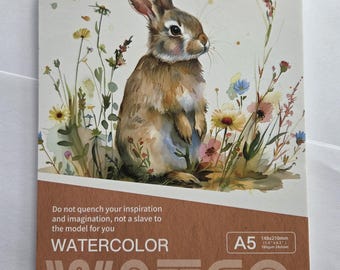 A5 Watercolour paper- aquarelle- paper pad 180gsm weight.