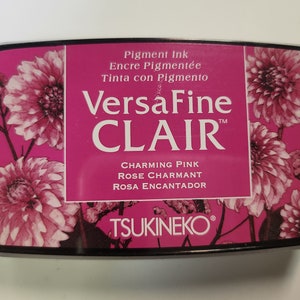 Almofada de tinta Versafine Charming Pink - Tinta de arquivo permanente