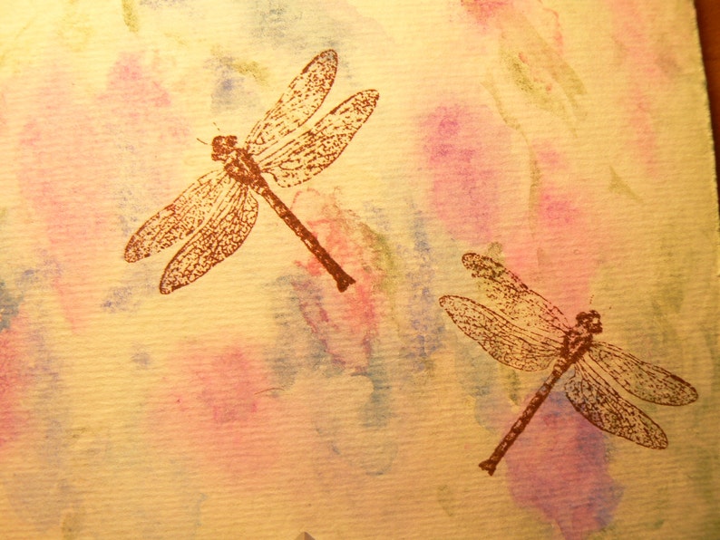 Dragonfly rubber stamp P11 image 4