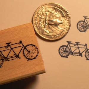 P24 Tandem miniature rubber stamp miniature
