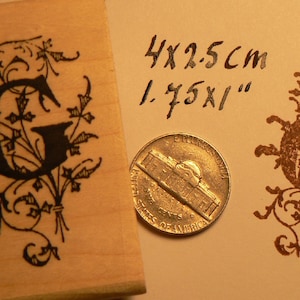 P41 Monogramm G, Gummistempel WM