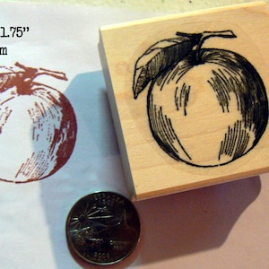 Apple rubber stamp P53
