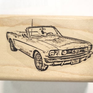 Rubberstempel Ford mustang cabrio P118 klassieke 1965