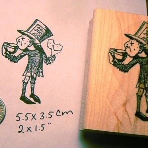 Alice i Underlandets galna hattmakare dricker te stämpel WM P50