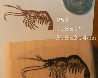 P58 shrimp rubber stamp