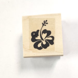 Hibiskus Blume Ministempel WM P36