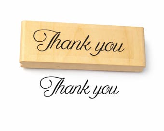Thank you rubber stamp P62