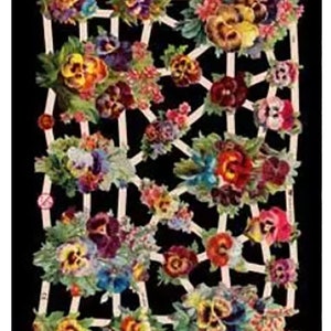 Hermoso papel alemán troquelado en relieve 7356