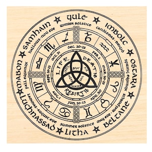 P124 Alchemy - Zodiac Rubber Stamp