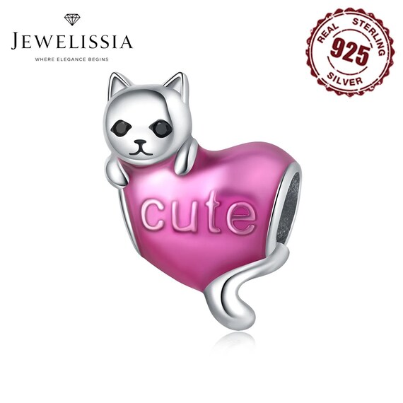 Collana Lunga In Argento Con Gatto Giocherellone, Regalo Di Comple Amanti Dei Gatti Amanti Degli Animali 2