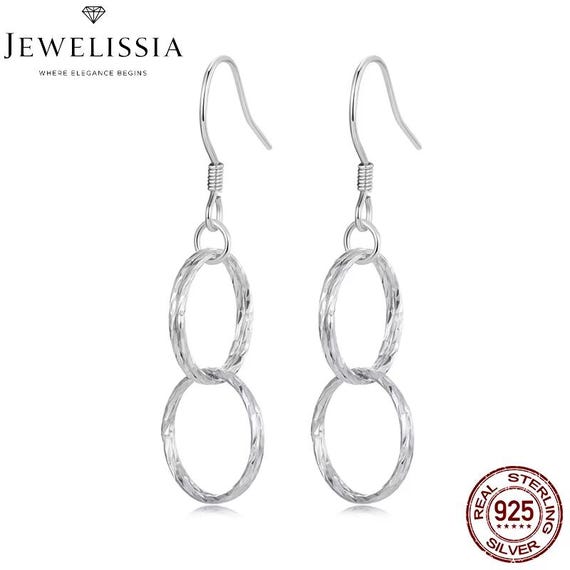 Orecchini A Cerchio Piccoli In Argento 925 Con Zirconi - 10mm, Ipoallergenici, Leggeri (1.3g), Confezione Regalo