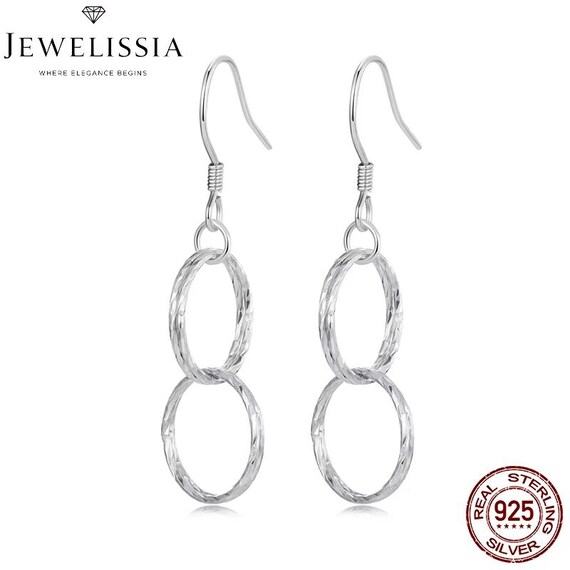 Orecchini A Cerchio Piccoli In Argento 925 Con Zirconi - 10mm, Ipoallergenici, Leggeri (1.3g), Confezione Regalo