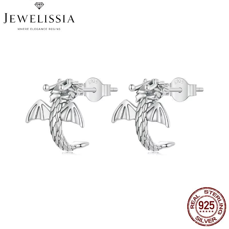 Orecchini Pendenti A Forma Di Drago Cinese, Colore Oro Punk, In Lega, 3,8x6,2 Cm, Ipoallergenici, Gioielli Etnici Per Donna