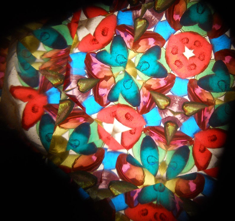 Mini Kaleidoscope Necklace Necklace Kaleidoscope Iridescent | Etsy