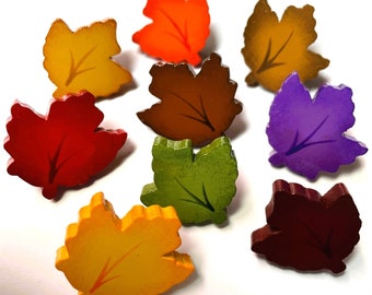 Autumn Maple Leaf Push Pins, Fall Leaves, Autumn Thumb Tacks, Fall Colors, Cork Board Pins, Bulletin Board, Pin Board, Fall Decoration, Memo