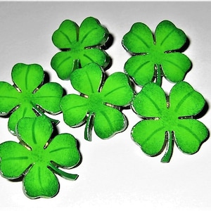 Shamrock Push Pins, St. Patrick&#39;s Day Decor, Irish Themed Pins, Hand Painted Pins, Cork Board Tacks, Decorative Push Pins, Good Luck Pins