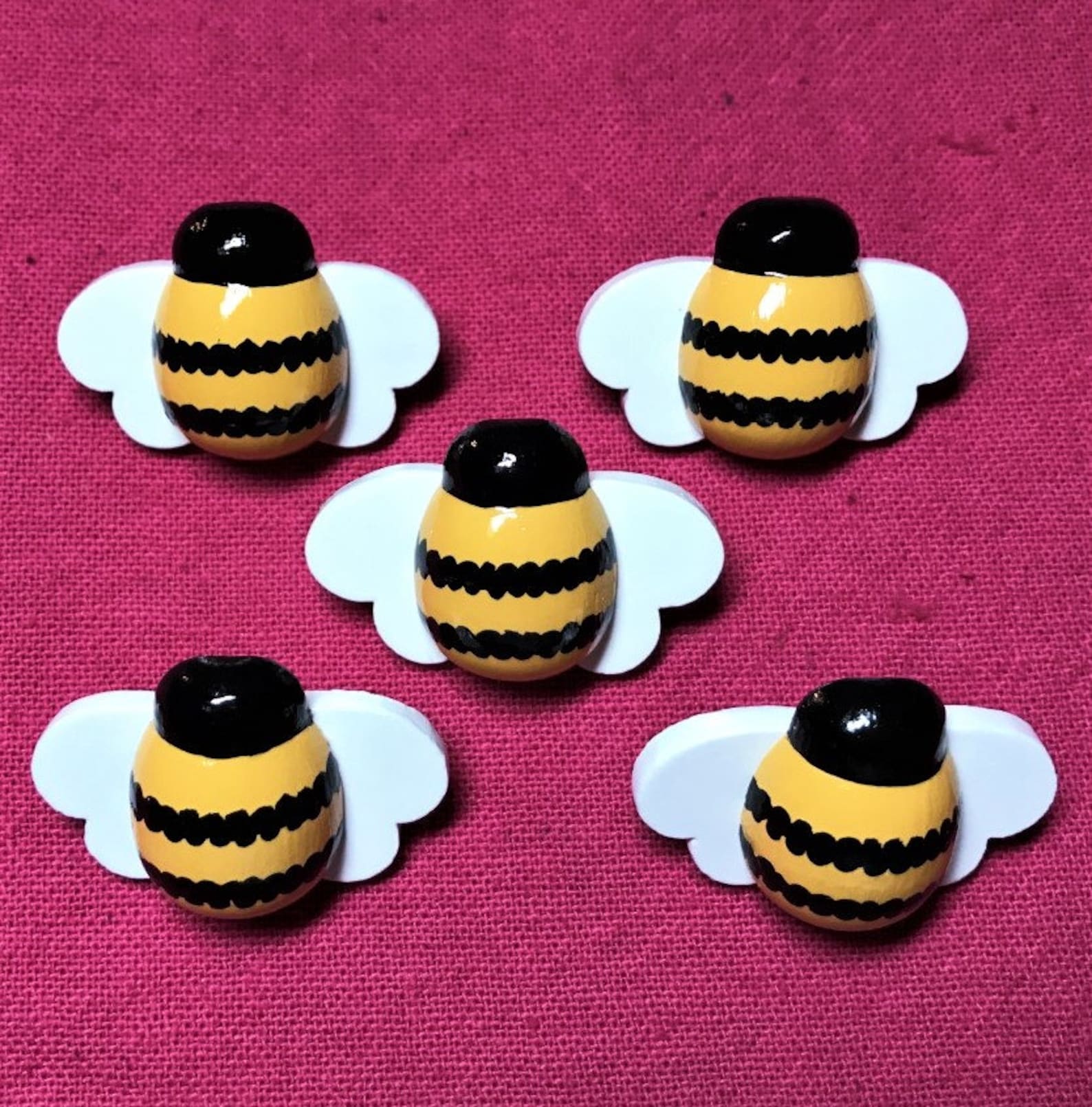 Bumble Bee Push Pins Honey Bee Push Pins Bee Thumb Tacks Etsy