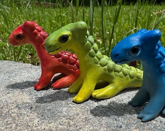 Custom Made to Order Clay Handmade Dragon Bappy Figurine - Unique Customized Dragon Sculpture