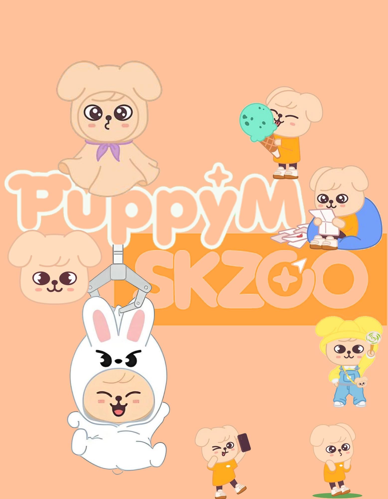 SKZOO Sticker Pack- Puppym Set - Etsy UK