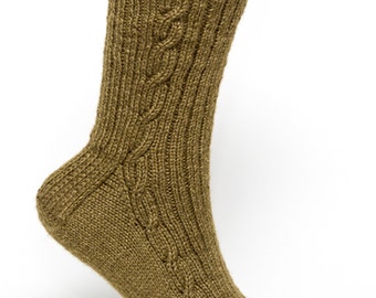 Pattern Only: Link Cable Rib Socks