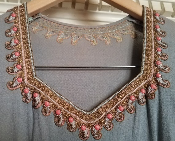 1930's Beaded Evening Gown, Needs TLC Was 99.99 No