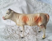 Antique Putz Cow, Nativity Piece Was 29.99 Now 26.99
