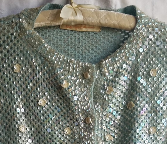 SALE 1950's Saks Fifth Avenue Sweater Was 67.99 No