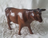 Antique Cast Cow, Putz Piece