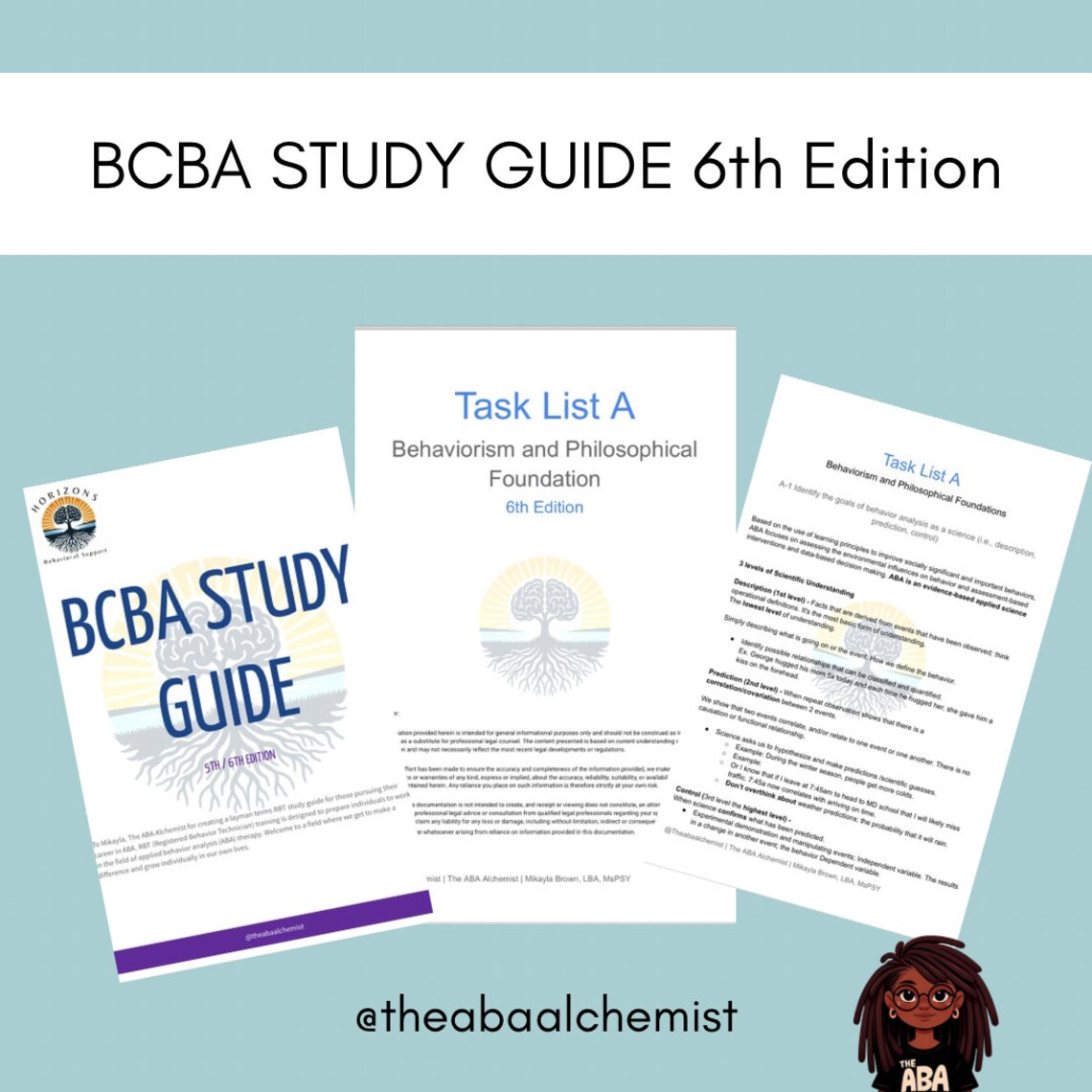 NEW! BCBA 6th Edition Task List A Study Guide - Etsy