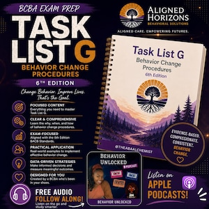 BCBA® Task List G 6th Edition Exam Prep