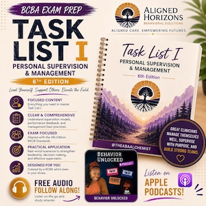 BCBA® Task List I 6th Edition Exam Prep