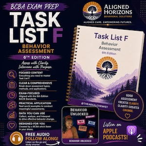 BCBA® Task List F 6th Edition Exam Prep