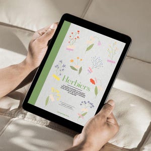E-book "Herbariums": A DIY Guide (in French) to Creating Botanical Art and Decorations with Pressed Flowers, Algae Albums, and Cyanotypes