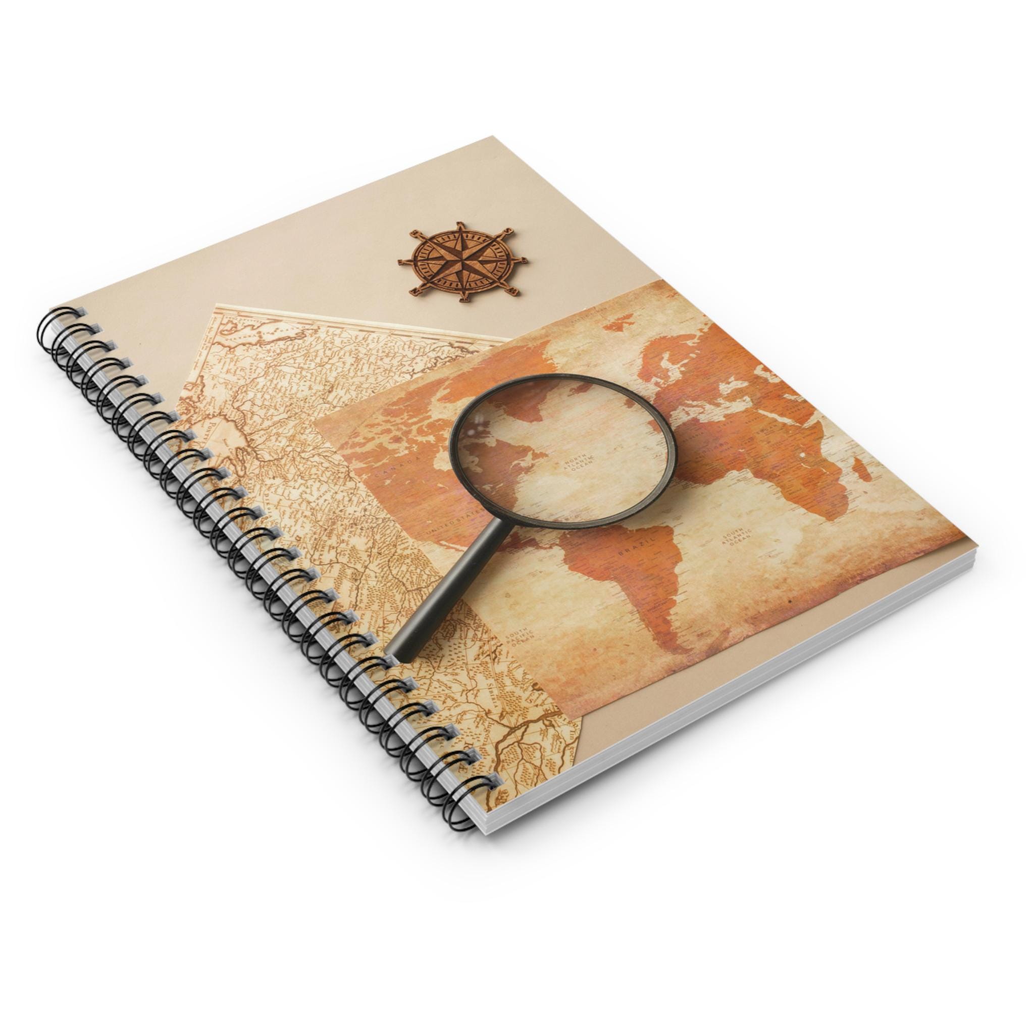 Explore Travel Adventure - Spiral Notebook - Ruled Line - Journal ...