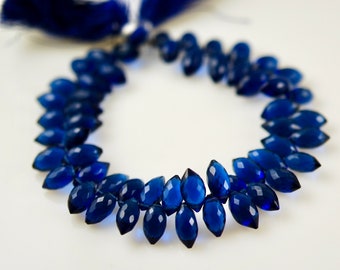 Gorgeous dark blue hydro quartz pears