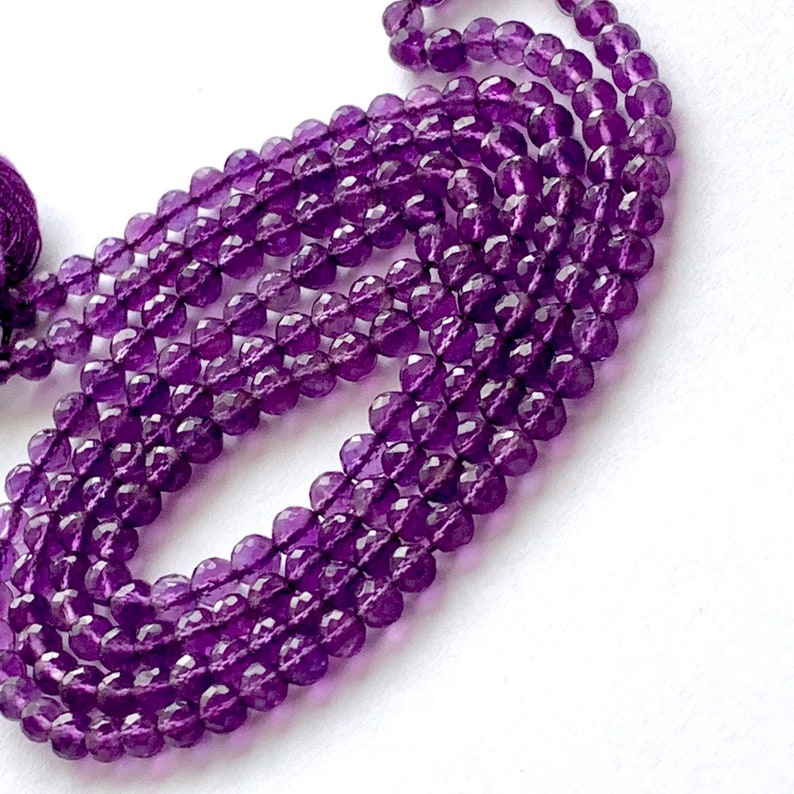 Amethyst round beads