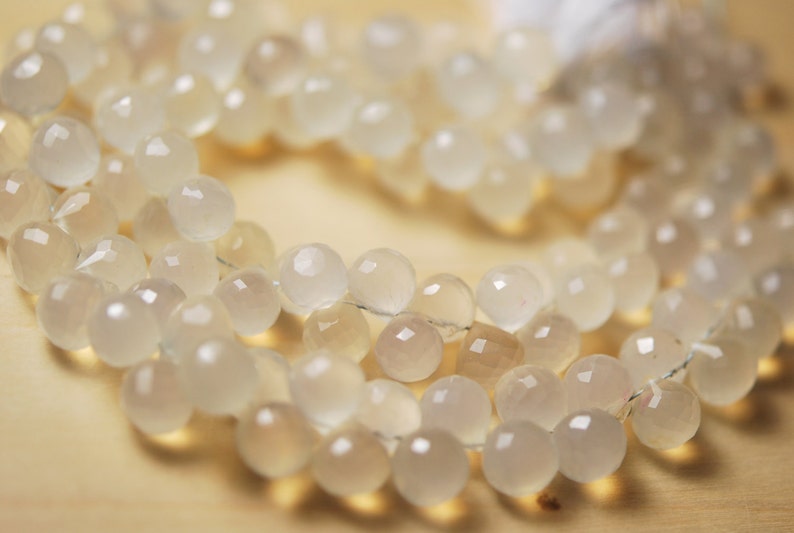 SALE 12 strand of natural chalcedony onions 26.00 ON SALE 20.00