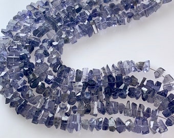 Iolite faceted chips