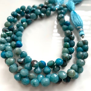 Chrysocolla faceted onions