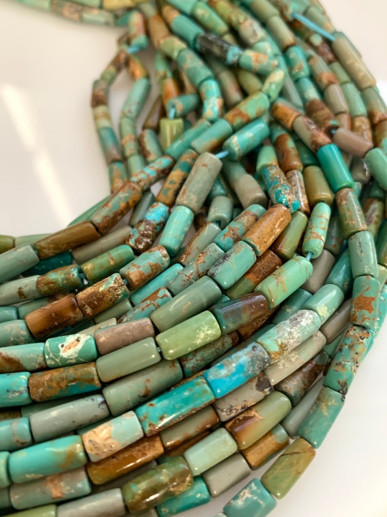 turquoise tube beads
wholesale supplies
jewelry supplies
tube shaped beads