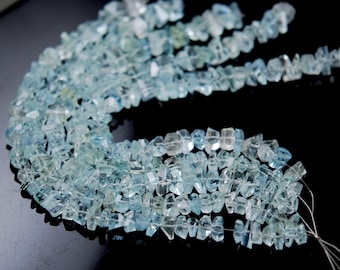 Aquamarine faceted chips