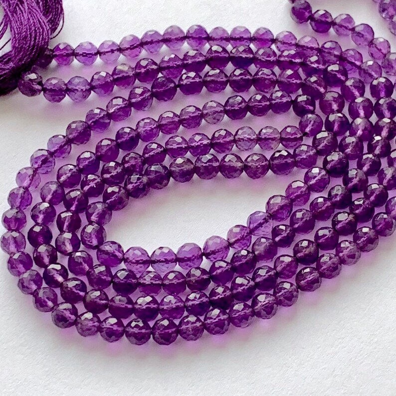Amethyst round beads