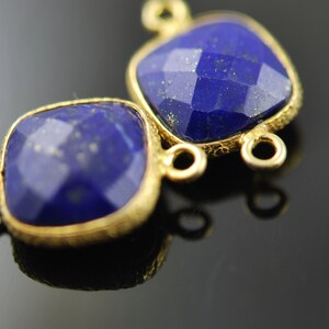2 Lapis square links 16.00