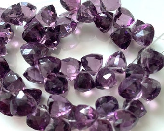 Gorgeous plum colored hydro quartz trillions