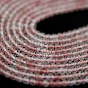 Strawberry quartz round