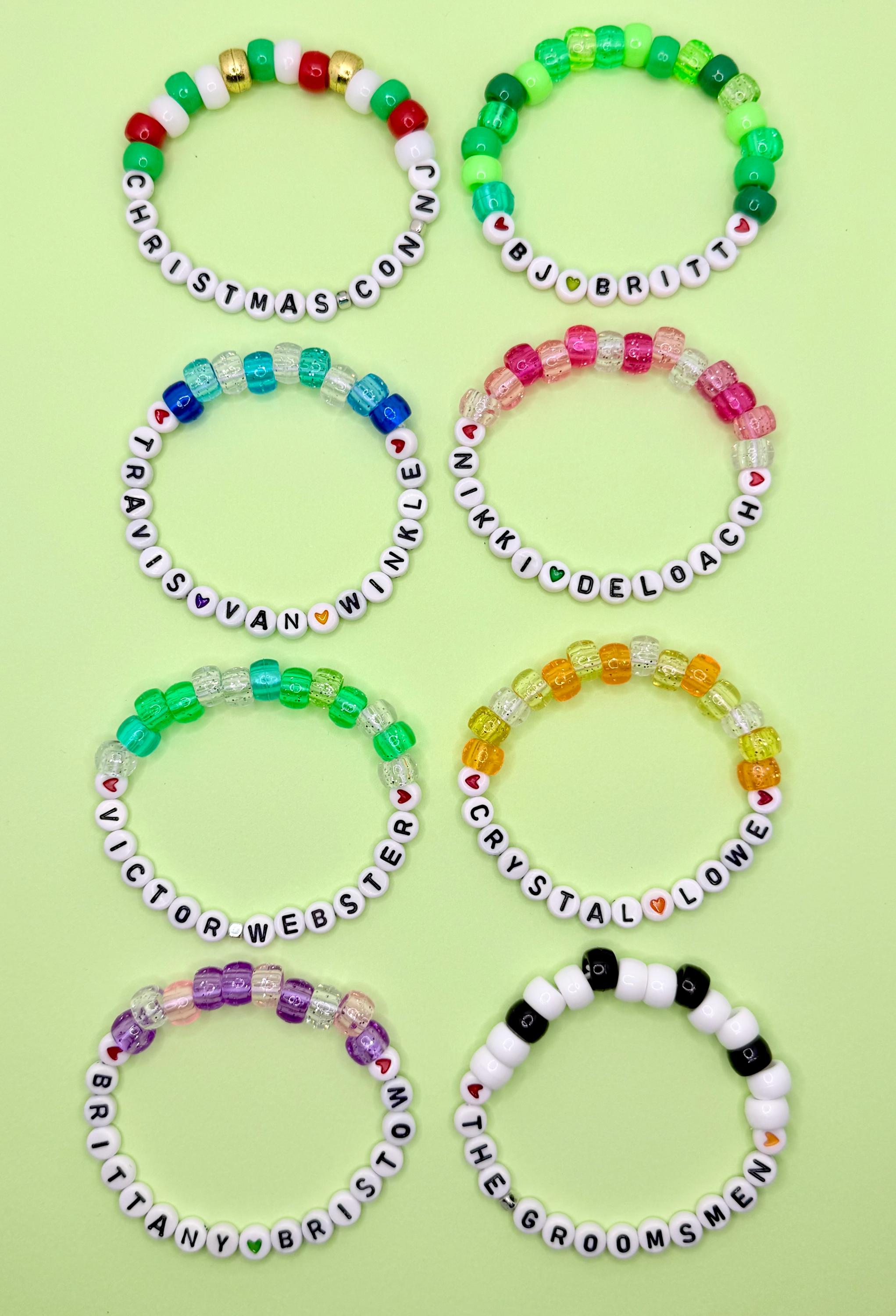 Christmas Con NJ Convention 2025 Friendship Bracelets - BJ Britt