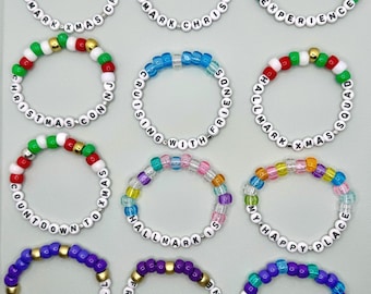 Hallmark cruise meets and events inspired handmade friendship beaded bracelets - Christmas cruise - Cruising with Friends - Experience Con