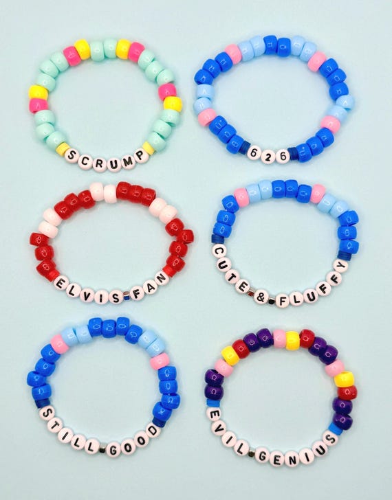 Lilo and Stitch Inspired Handmade Friendship Beaded